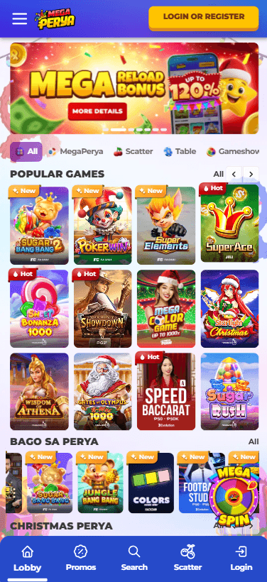 MegaPerya Casino screenshot