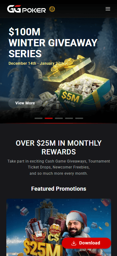 GGPOKER Casino screenshot